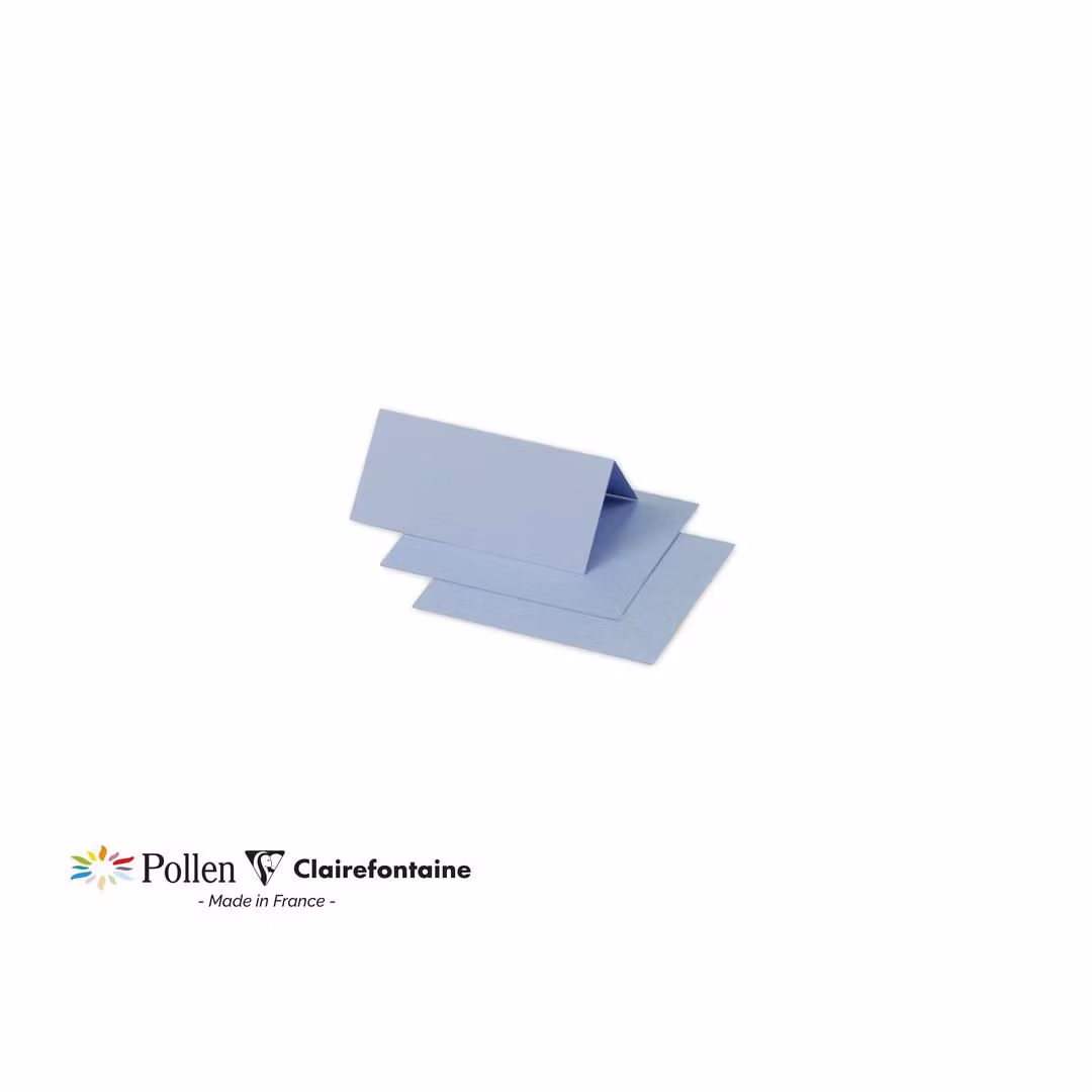 Bordkort POLLEN 85 x 80 mm 25 stk (lys blå)