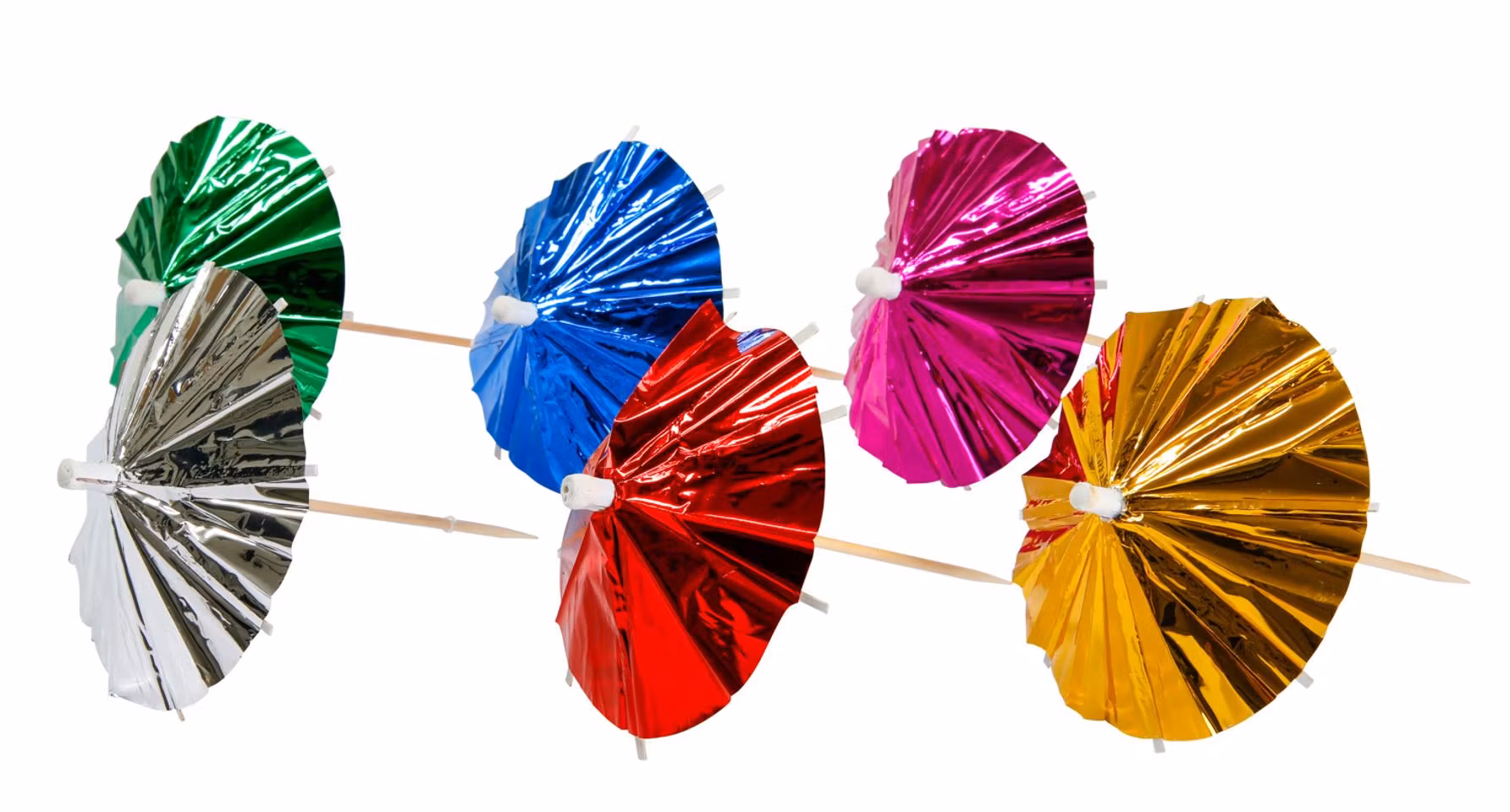 Partyparaply farget 10 stk