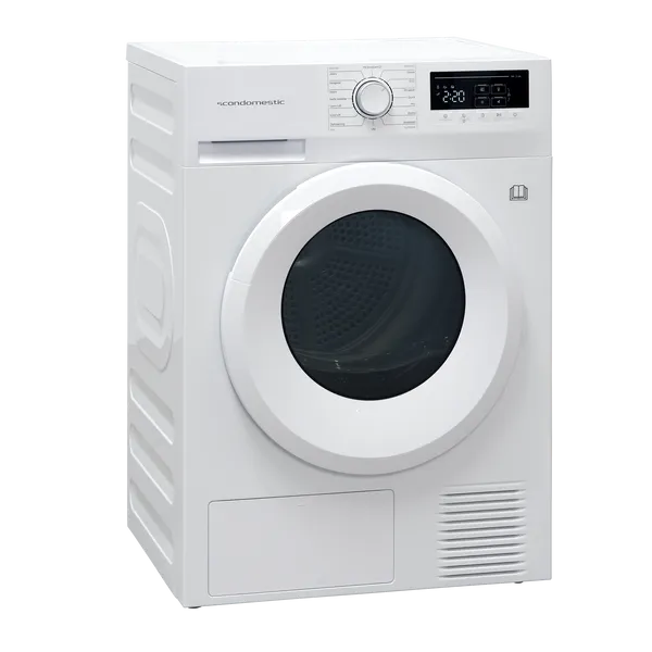 Scandomestic Tørketrommel 8kg varmepumpe TDH28WE