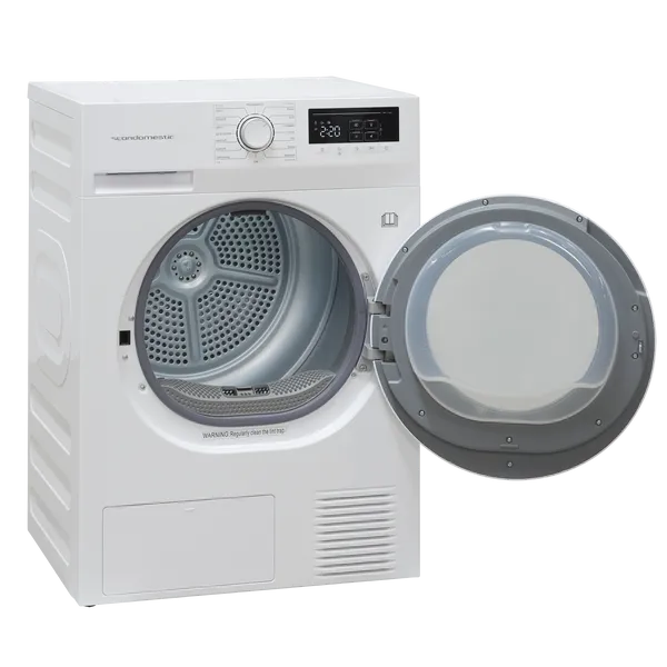 Scandomestic Tørketrommel 8kg varmepumpe TDH28WE