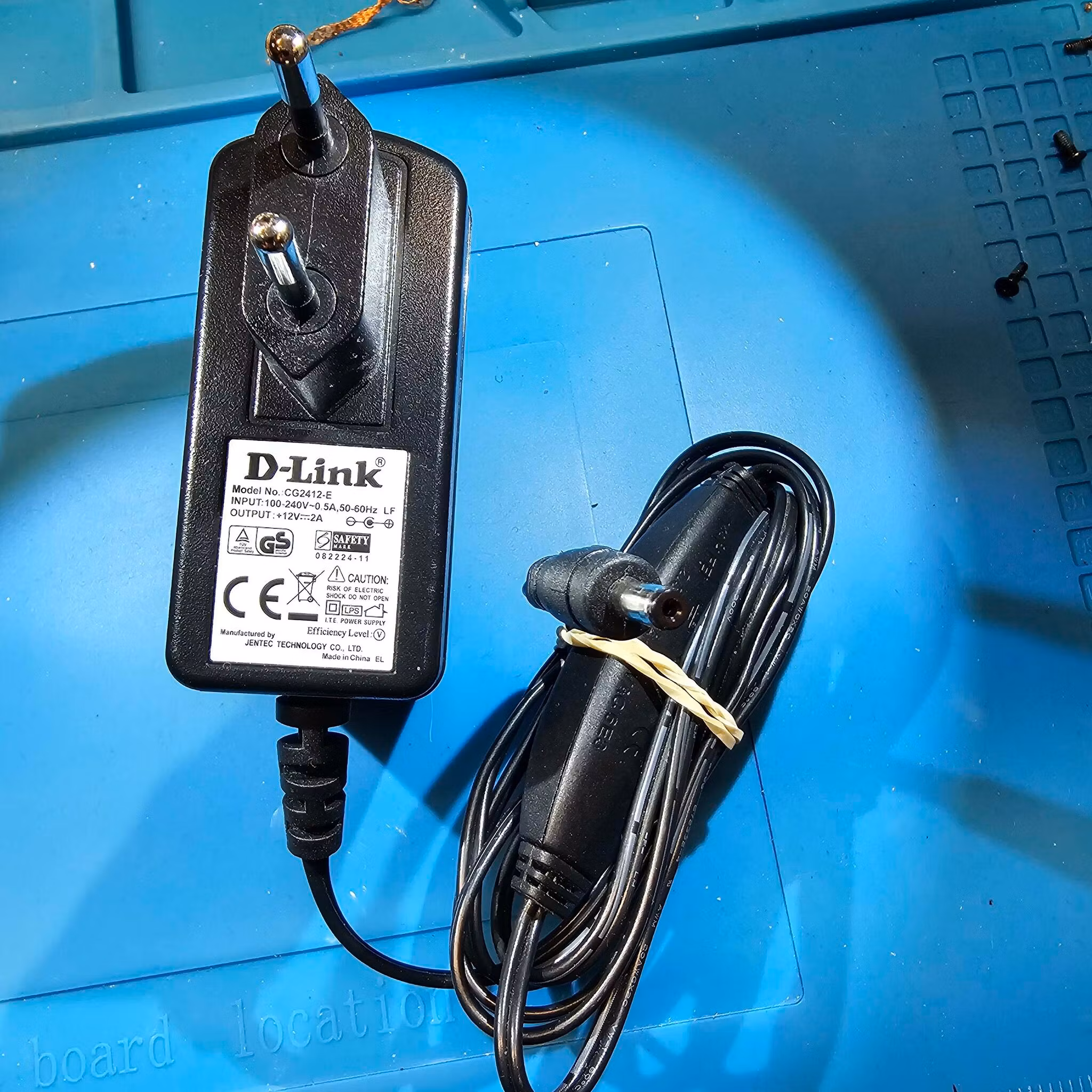 D-link PSU for routere D-Link 12V 2A, 3.5/1.35mm, EU 2P m/bryter