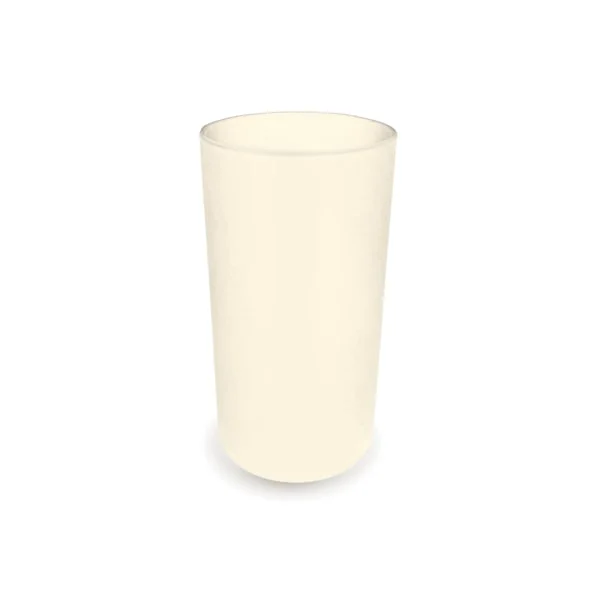 Lampeglass til Ambeo oljelampebase Ø70 H140mm Hvit