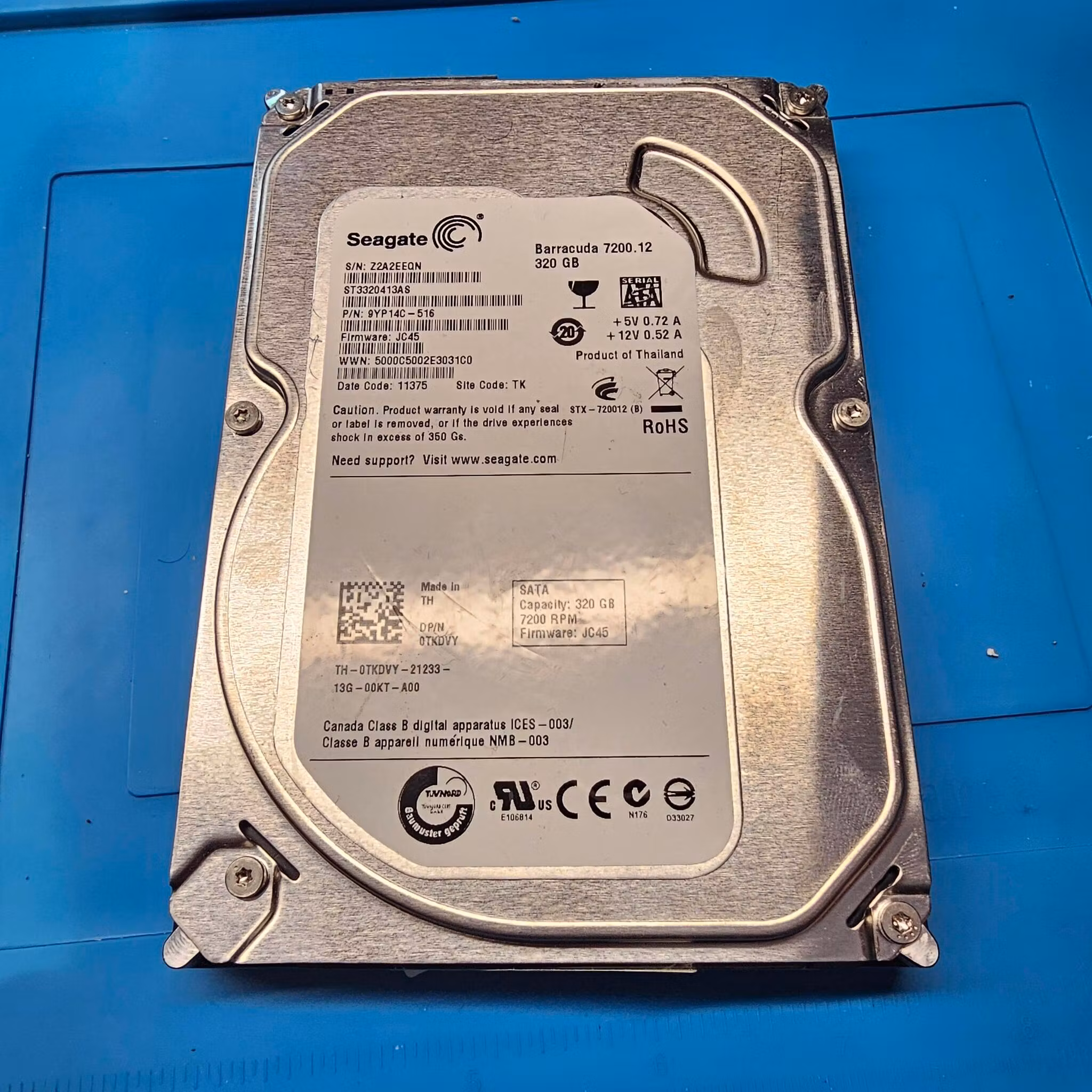 SEAGATE 320GB 3,5" SATA 7200RPM ST3320413AS HDD