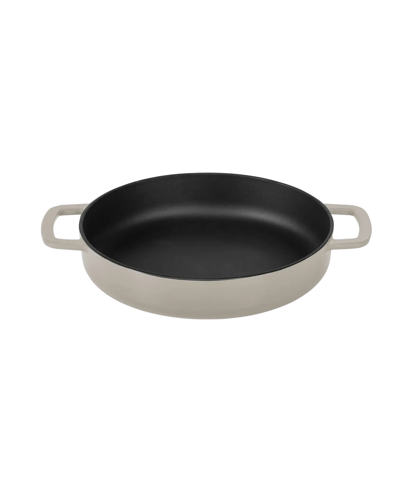 Støpejernspanne med doble håndtak Ø 24 cm (sand)