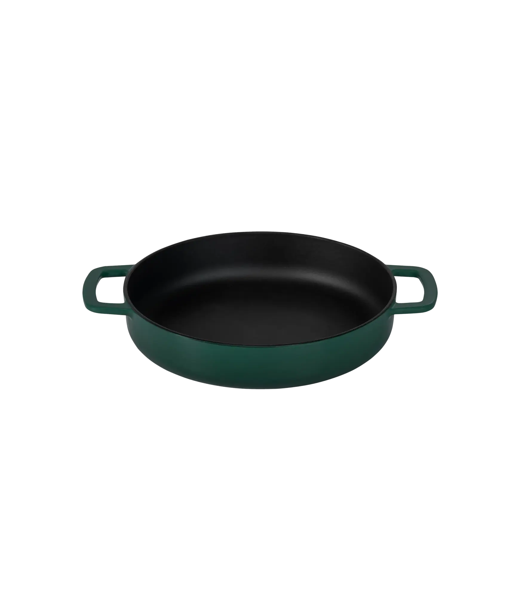 Støpejernspanne med doble håndtak Ø 24 cm (grønn)