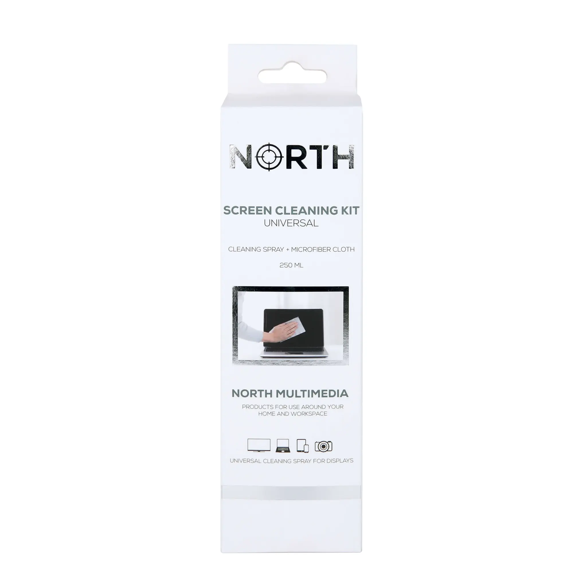 NORTH Rengjøringskit Væske 250ml og Rengjøringsklut