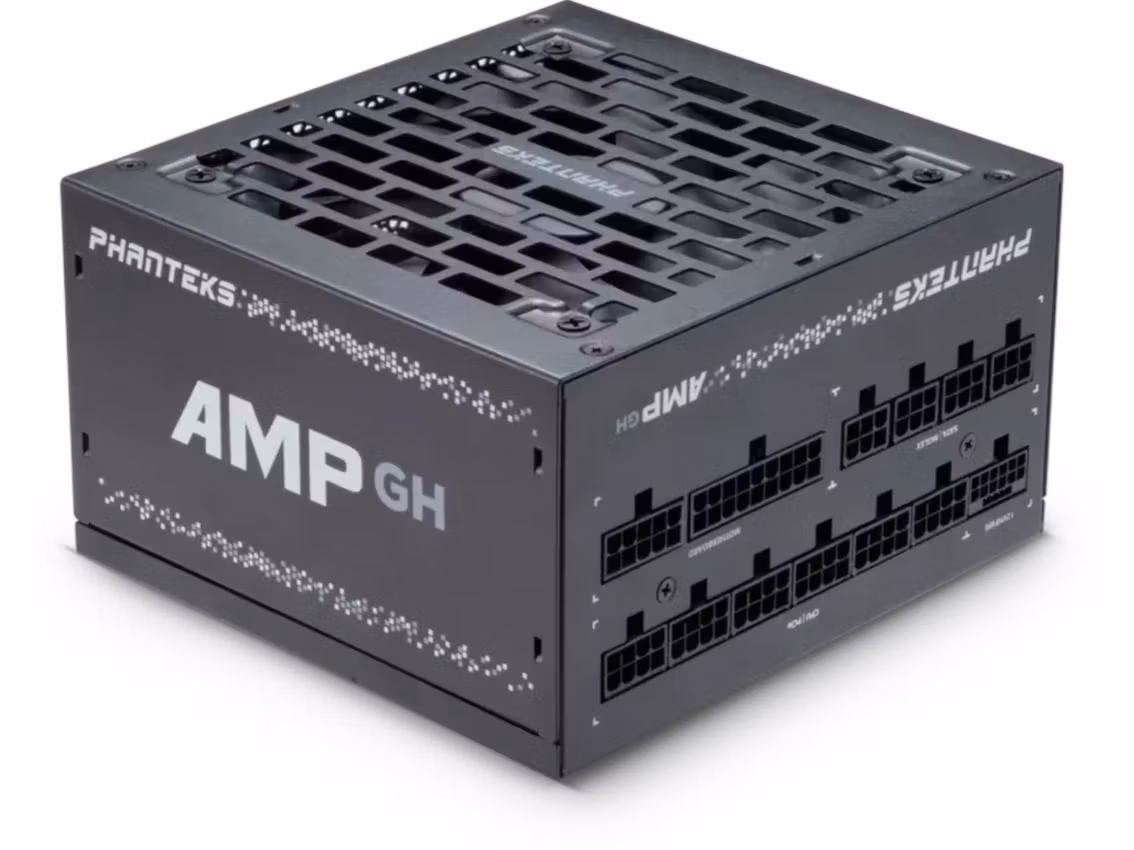 Phanteks AMP GH 850W Gold PSU (sort) ATX 3.1, 80 Plus Gold, helmodulær