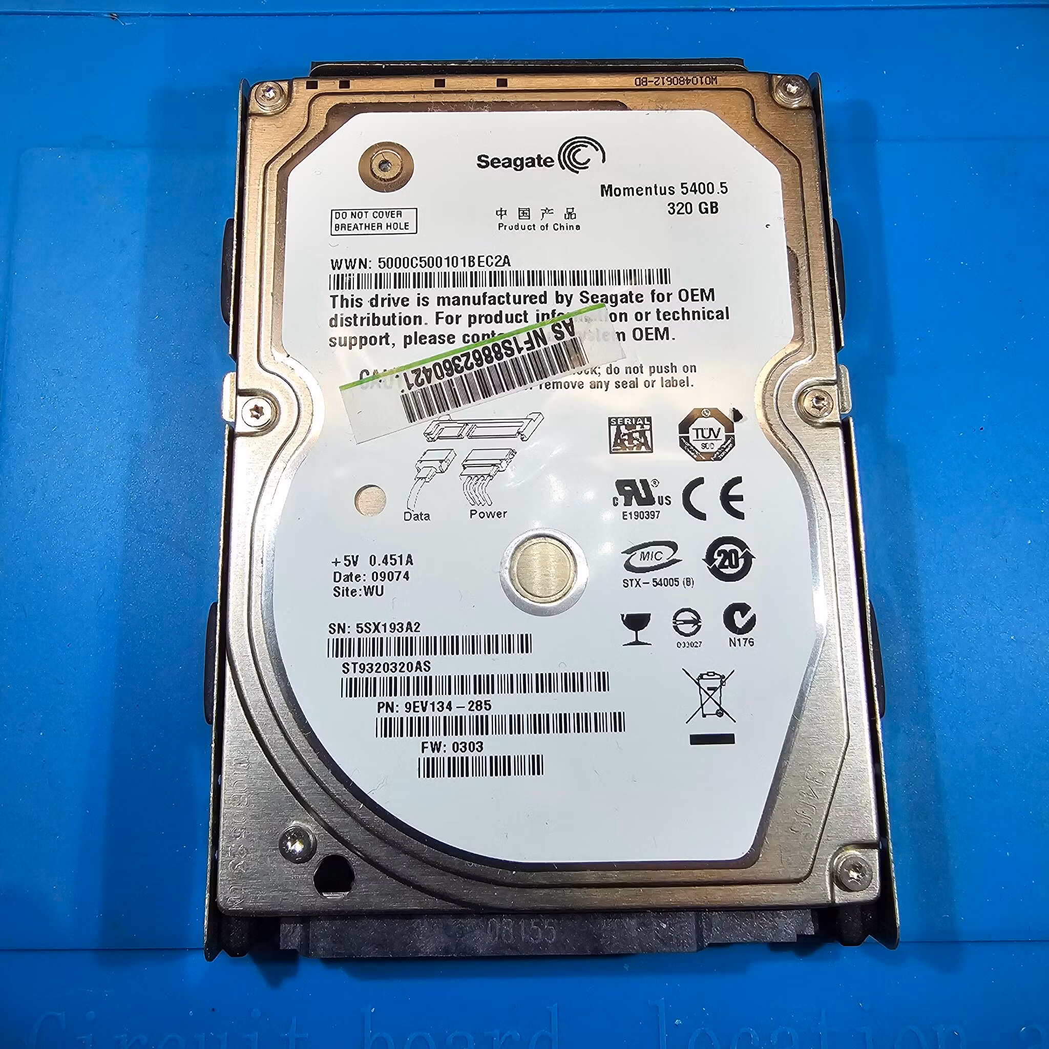 Seagate Momentus 5400.5 ST9320320AS 320GB 5400rpm
