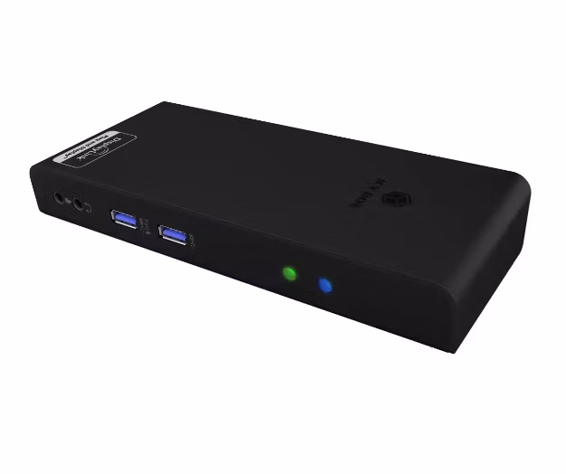 Dockingstasjon 11-i-1 med dobbel HDMI og USB-C / USB-A tilkobling