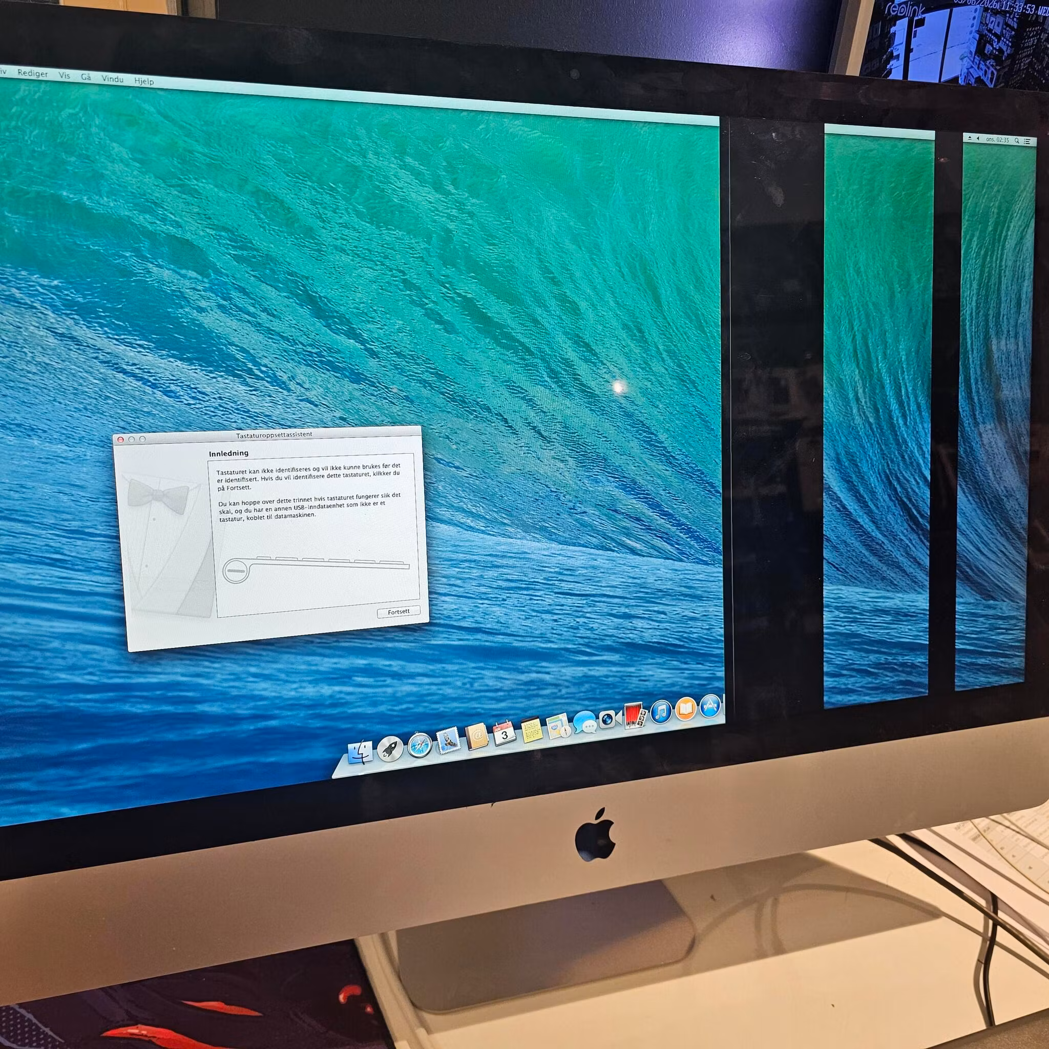 Imac 27" A1419 EMC 2639 - I5 3,4GHz 8GB DDR, GTX775M2GB OBS: delvis defekt skjerm, 240GB SSD