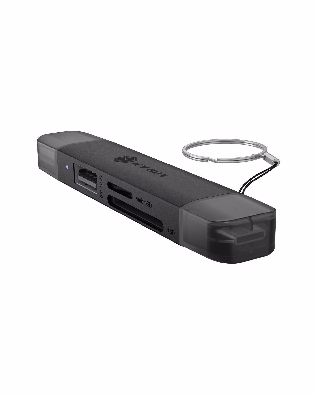 ICY BOX USB Type-C + Type-A 3-i-1 multikortleser IB-CR203-CU3
