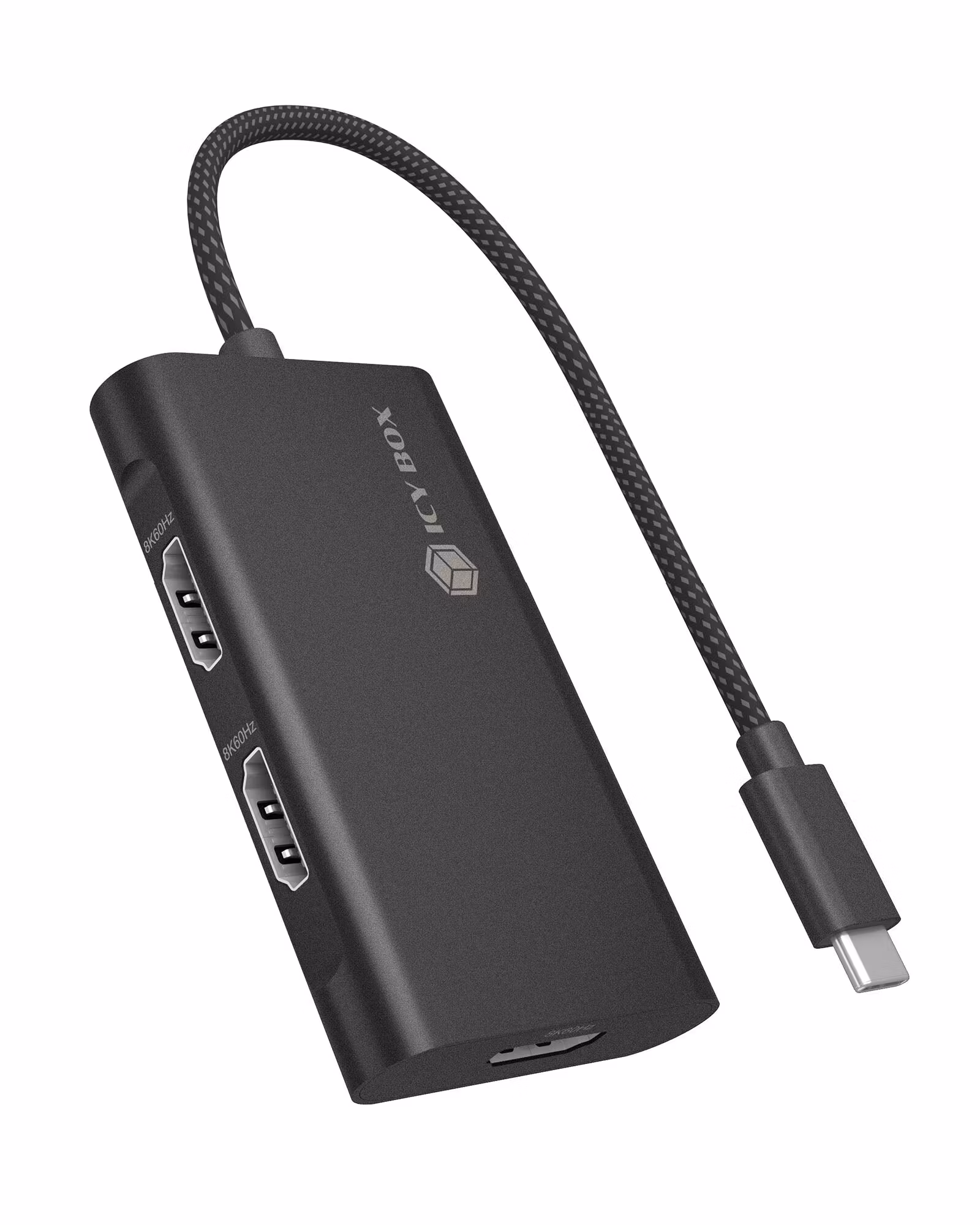 ICY BOX IB-AD1030-C USB Type-C til 3x HDMI-adapter