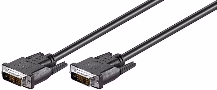 DVI-D (18+1) Single Link Full HD-kabel, 1m