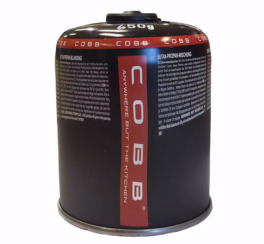 Gassboks COBB 450 gram, skrufeste