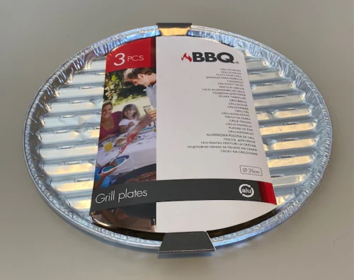 Grillform i aluminium Ø35, 3 stk