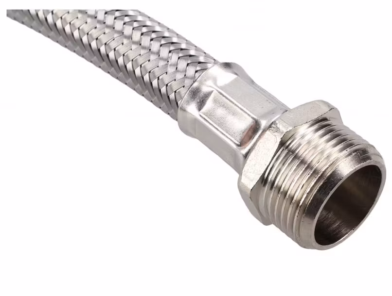 Armert skjøteslange, opptil 10bar og 90°C, 2,5m, 3/4" (uten pakning)