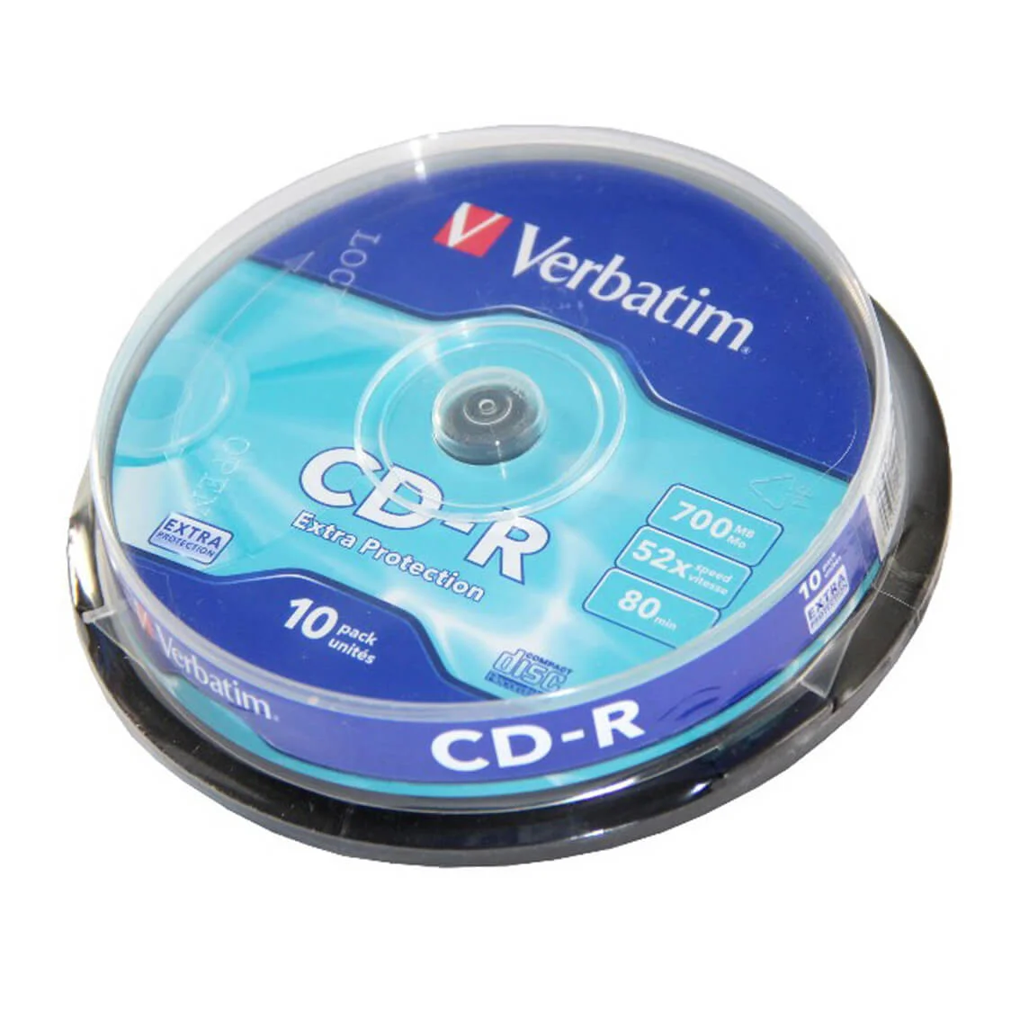 VERBATIM CD-R 52x 700MB/80min 10-pk Spindel