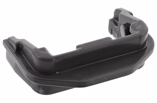 ELECTROLUX / AEG Fremre skinnestopper til øverste kurv, mørkegrå 1520479419 Skuffstopp