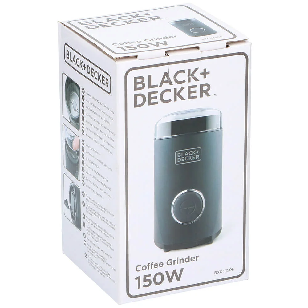 BLACK+DECKER Kaffekvern 150W Svart