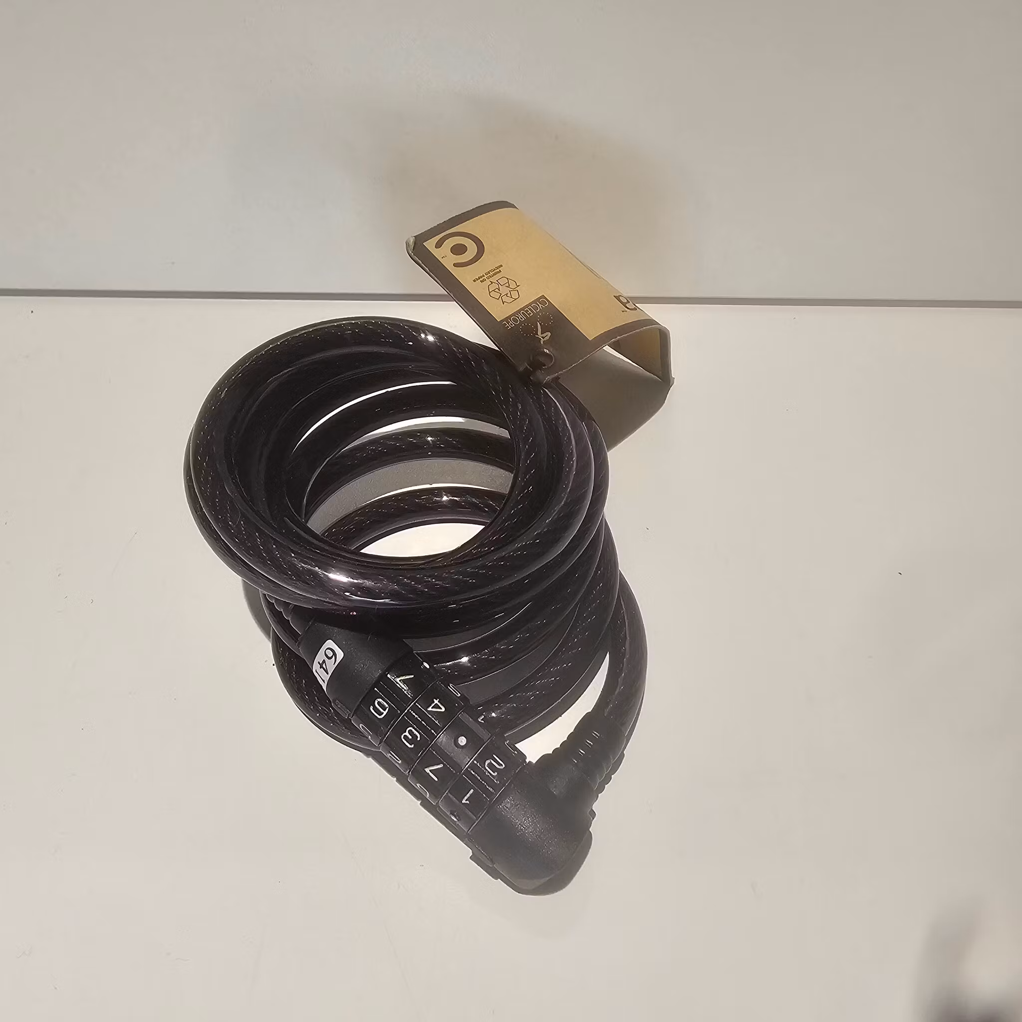 Sykkellås Wire lock 8x 1500mm