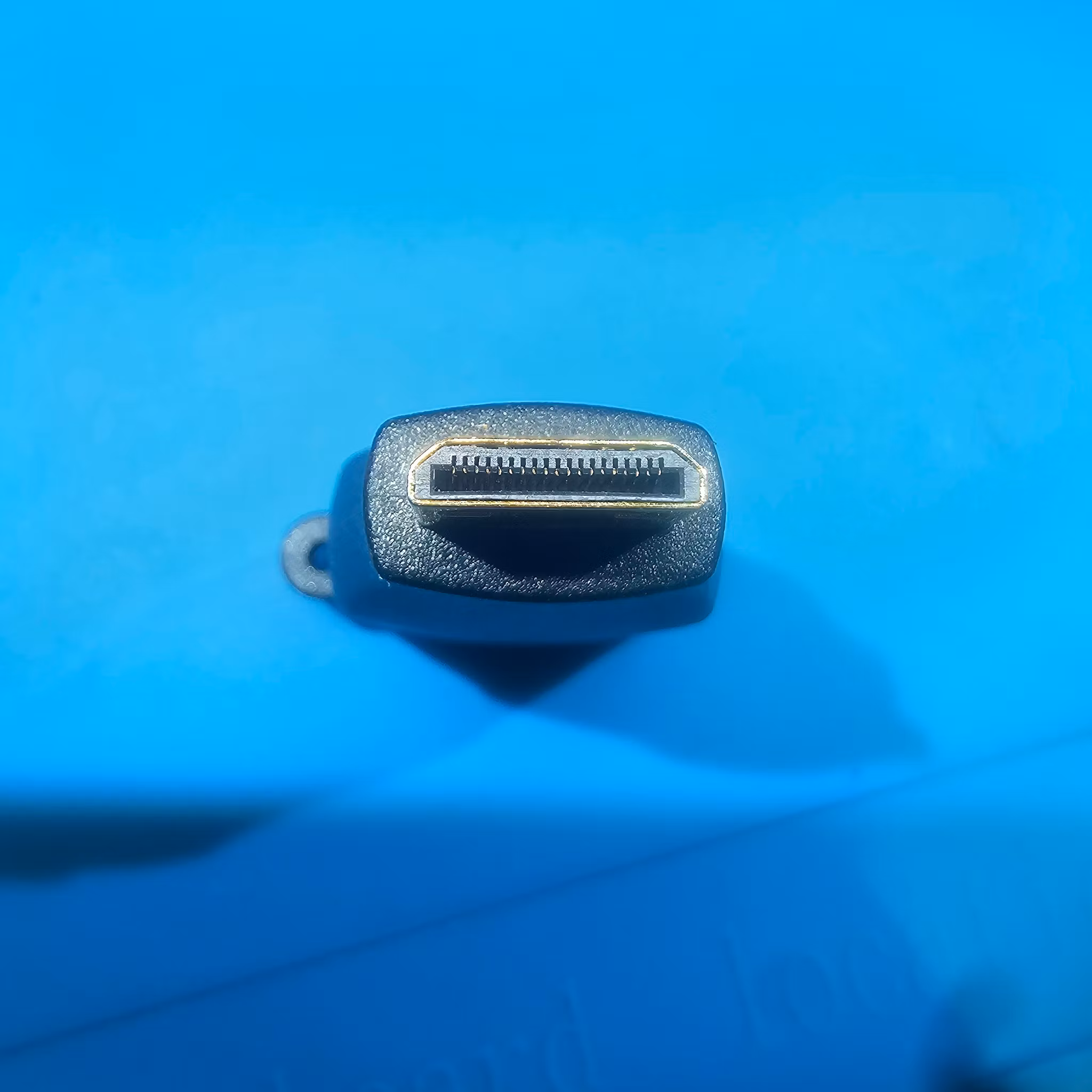 Mini HDMI han til HDMI hun adapter sort