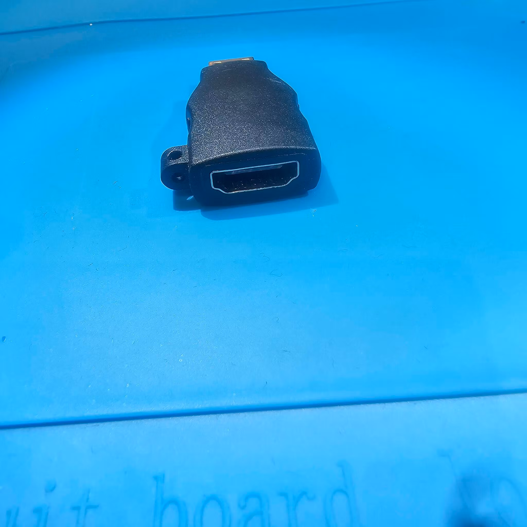 Mini HDMI han til HDMI hun adapter sort