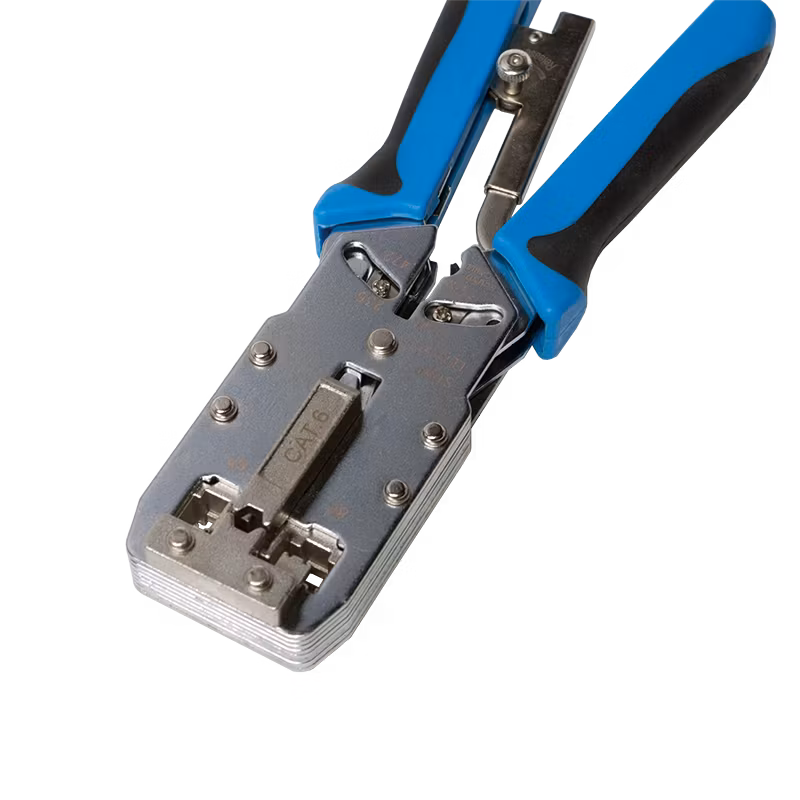 Profesjonelt verktøy for modulære plugger RJ11 og RJ45 Cat.6