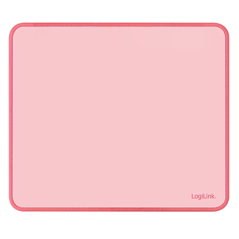 Musematte, 22 x 25 cm, ultra-glatt overflate, sprutsikker, sklisikker underside, rosa