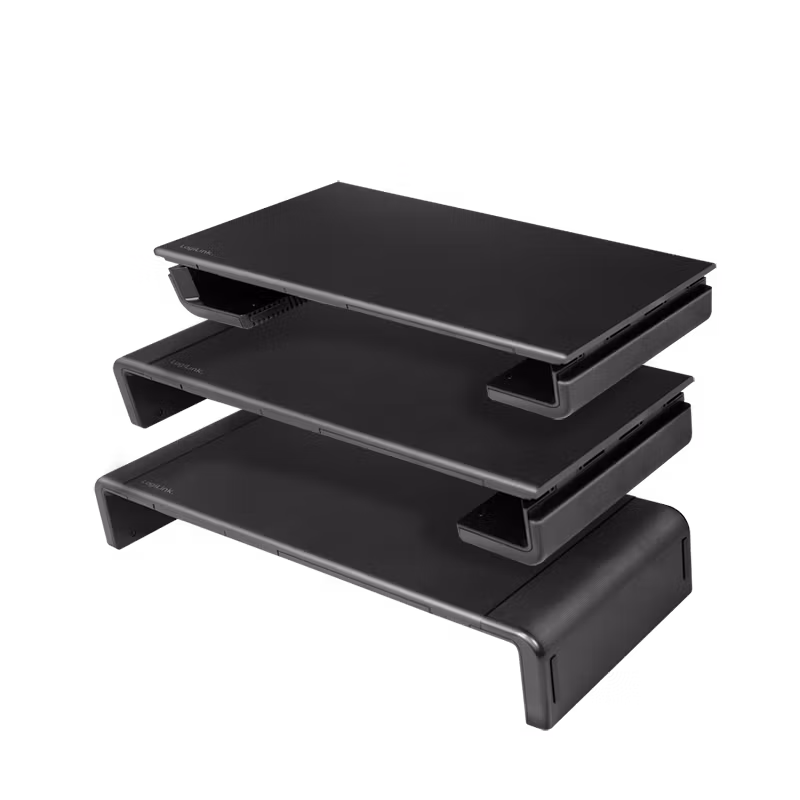Ergonomisk skjermstativ for bord, 420–520 mm langt