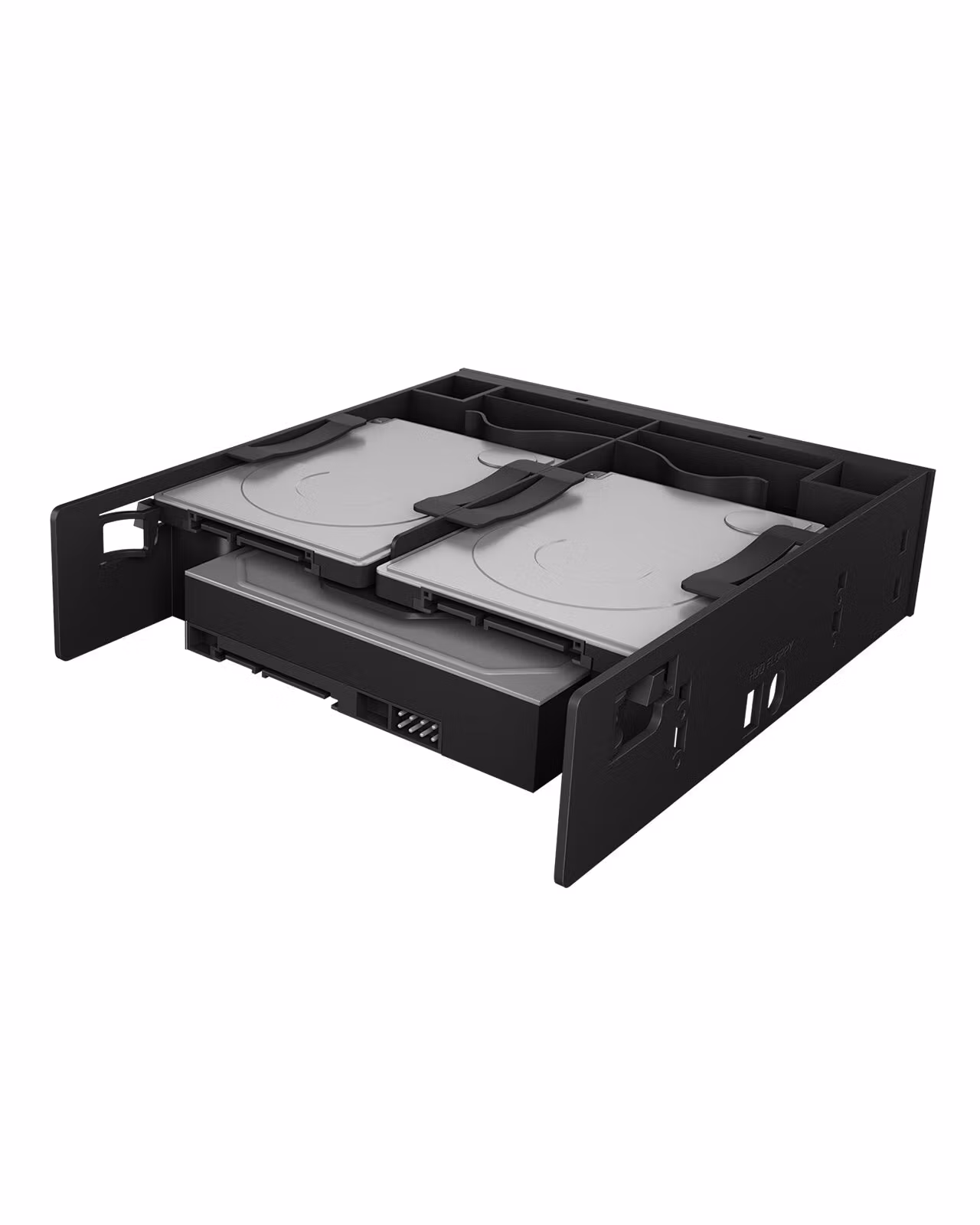 Monteringsramme for 3x HDD/SSD til 5,25"-brønn