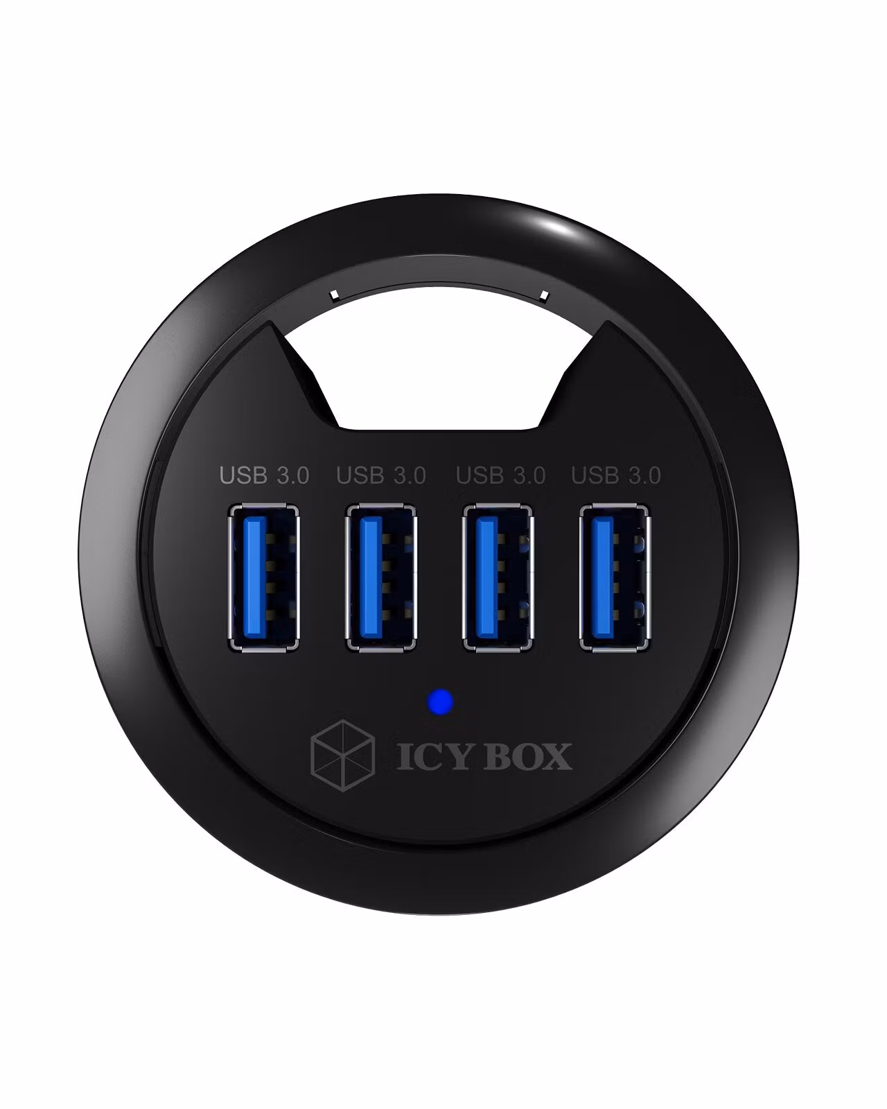 4-porters skrivebordshub med USB Type-A-tilkobling