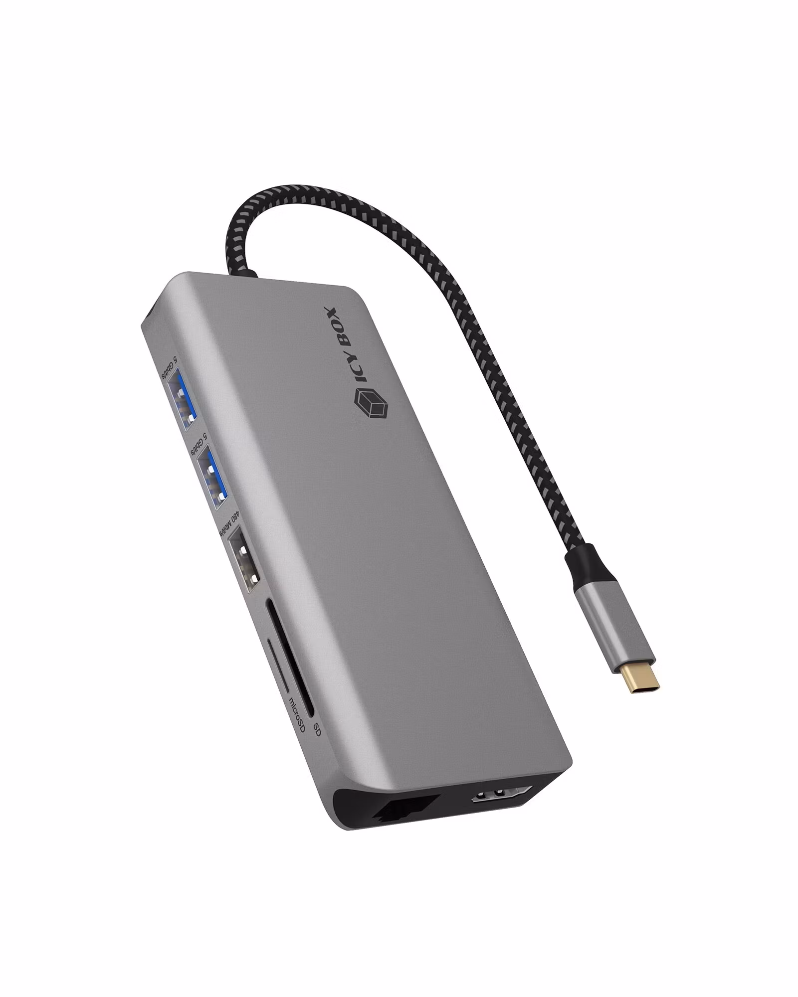 12-i-1 USB-C-dokkingstasjon med 100 W PD