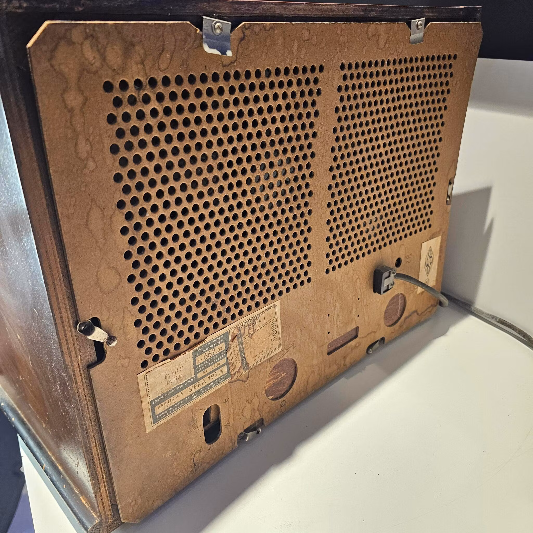 Vintage SIERA 195 A Klassisk rørradio fra 1947