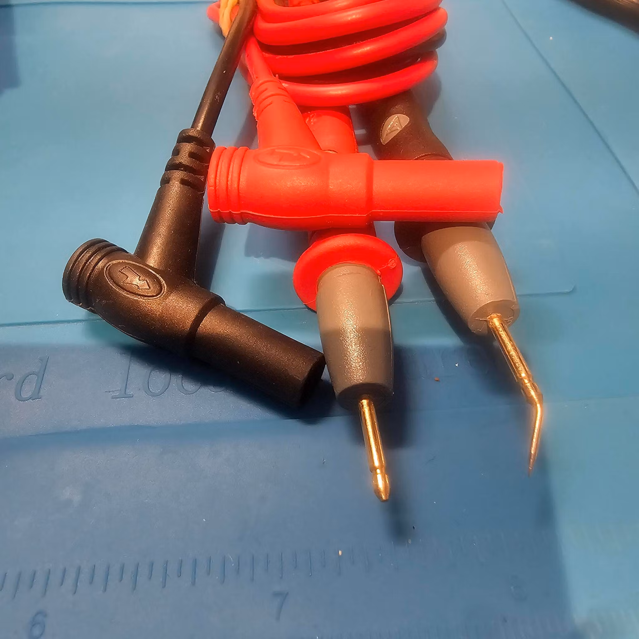 Måleledninger for multimeter eller powersupply