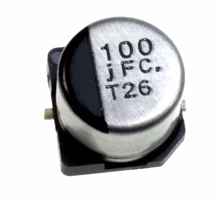 Kondensator 100UF-6,3V SMD-elko PAN 105° 6,3x5,4mm