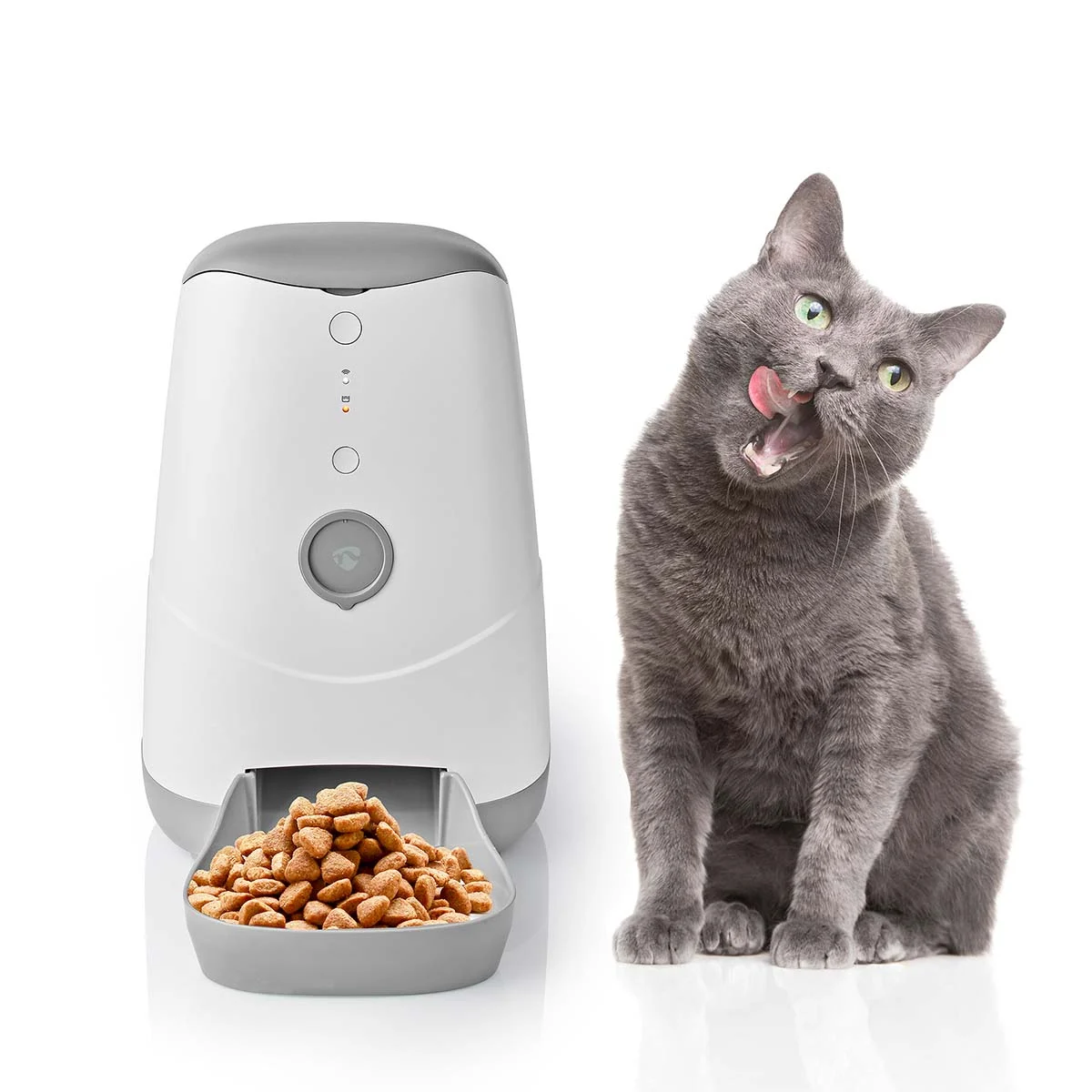 SmartLife Dyrematdispenser | Automatisk hunde- og kattemater | Wi-Fi | 3.7 l