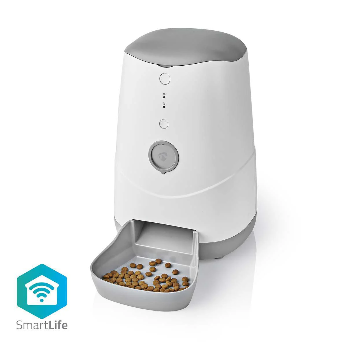 SmartLife Dyrematdispenser | Automatisk hunde- og kattemater | Wi-Fi | 3.7 l