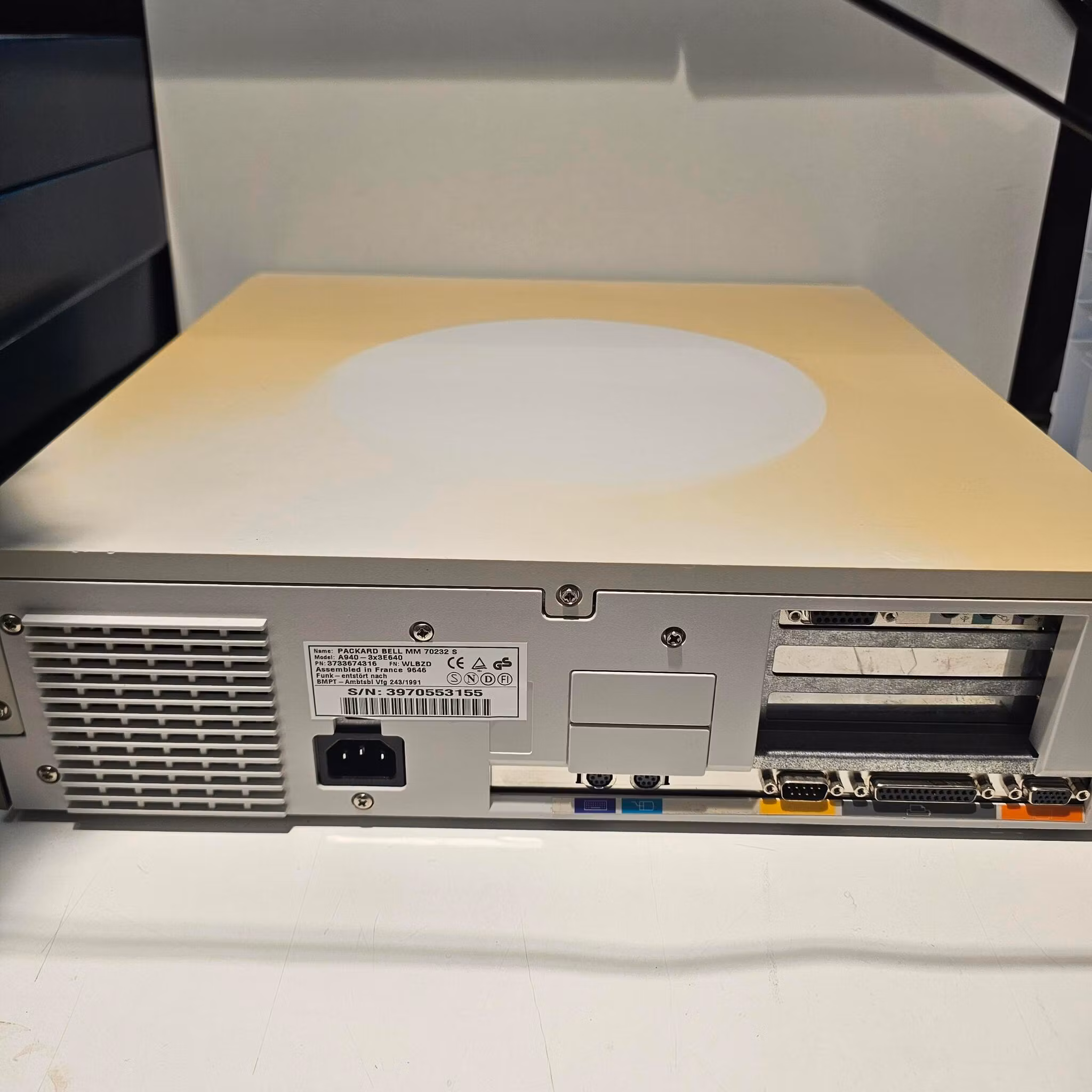 Vintage Packard Bell Pentium PC, 120MHz, 1080MB, CD-ROM, Floppy Win95