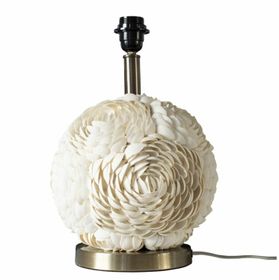 Hamptons Lampfot Snäckskal 37 cm