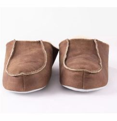 Birro tofflor varma herrtofflor i slip-in modell, Antique cognac