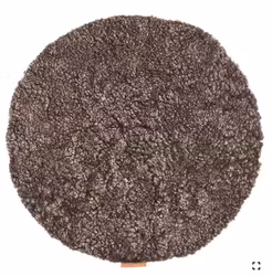 Ida stolsdyna ej vadderad 38cm rund, Cappuccino