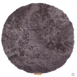 Ida stolsdyna ej vadderad 38cm rund, Carbon