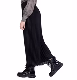 PENNY PLEATED PANTS BLACK