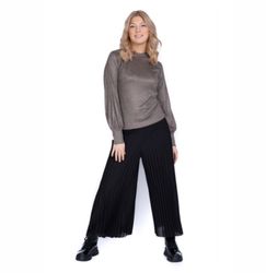 PENNY PLEATED PANTS BLACK