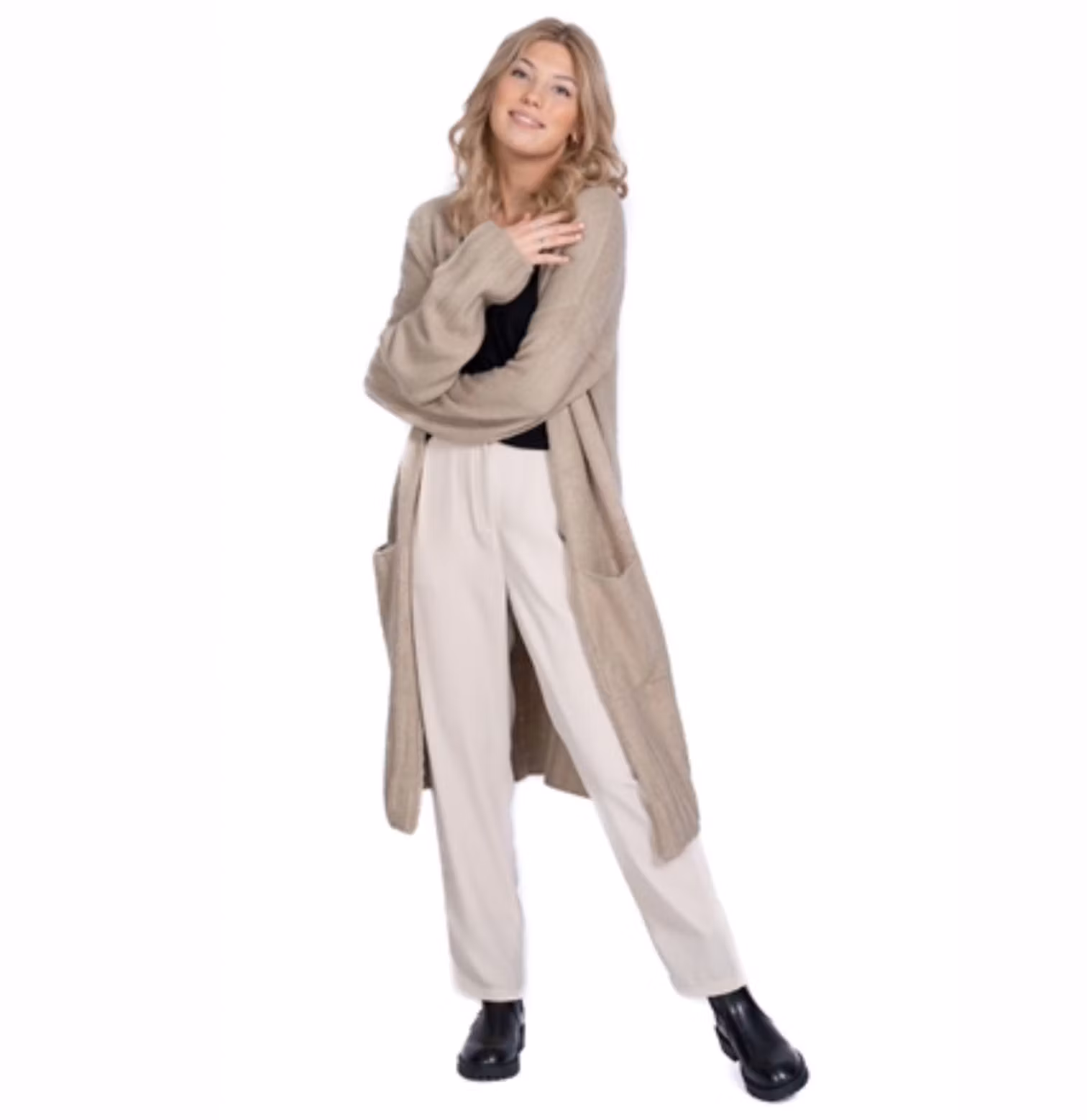 AWA CARDIGAN WINTER SAND