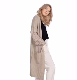 AWA CARDIGAN WINTER SAND