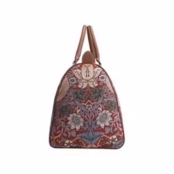 Week End Bag Strawberry Red William Morris