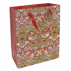 Presentpåse William Morris Red Strawberry
