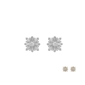 Misty Round Earring Silver/Gold