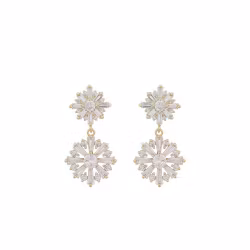 Misty Small Pendant Earring Silver/ Gold